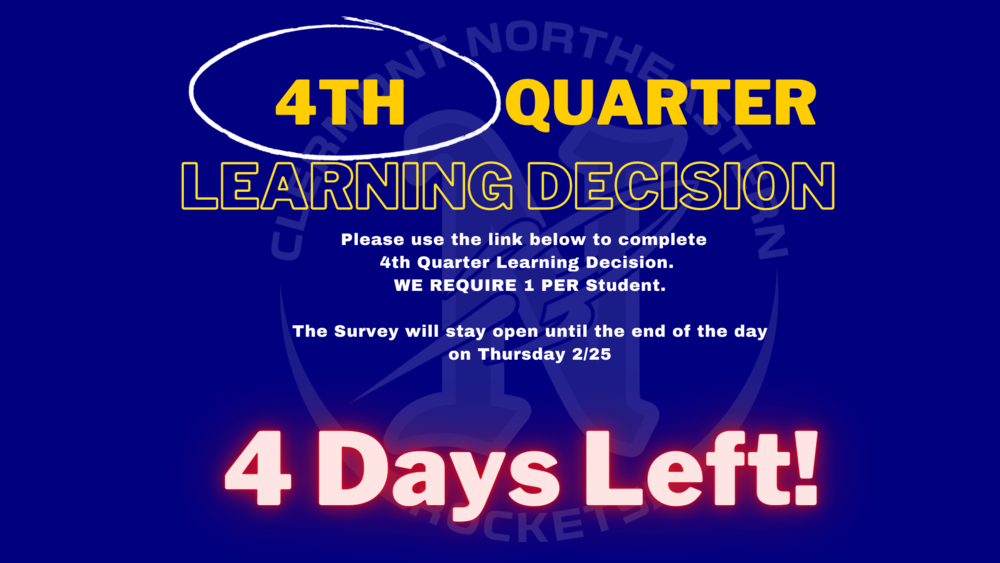 4 Days Left To Complete Learning Decision