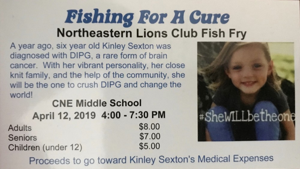 Fish Fry to benefit Kinley Sexton