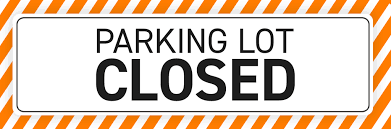parking lot closed