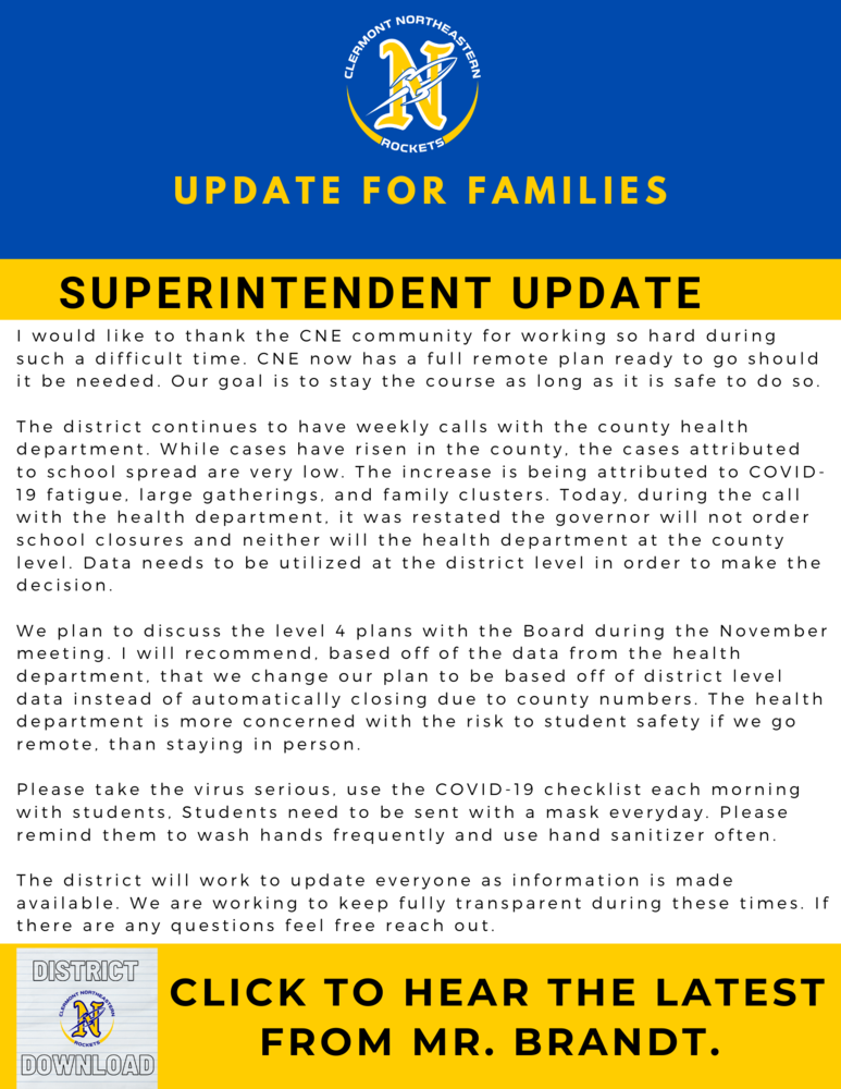 District Download: Update for Families