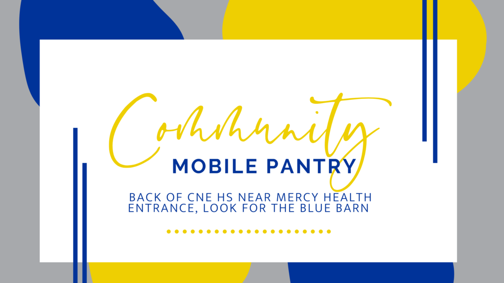 CNE Cares Drive-Thru Pantry will have 3 pickup times this week: Wed Dec 2nd 9am-11am & 5:30pm-6:30pm Fri Dec 4th 9am-10am Registration strongly encouraged but not required. https://www.cnecares.org/events