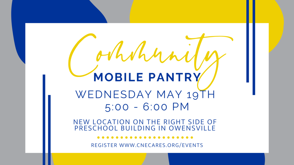 CNE Cares is hosting a drive-thru pantry tomorrrow from 5pm-6:00pm. Open to all local families, frozen meat, limited dairy, & soup. Sign up for the mobile pantry here www.cnecares.org/events Registration requested but not required. Beginning in June the pantry will be open on the 2nd & 4th Wednesdays of the month. If you are interested in volunteering with CNE Cares, please visit this link (all ages welcome) https://www.cnecares.org/volunteer