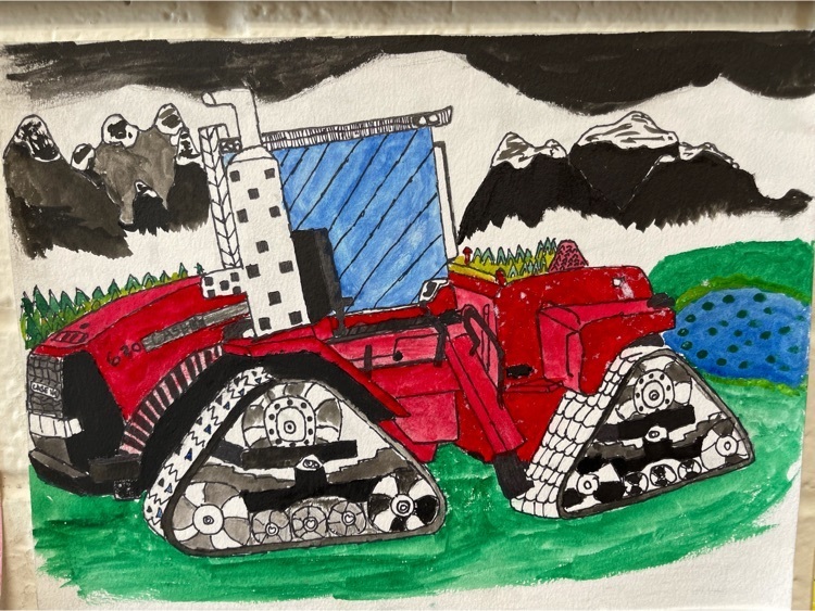 tractor painting