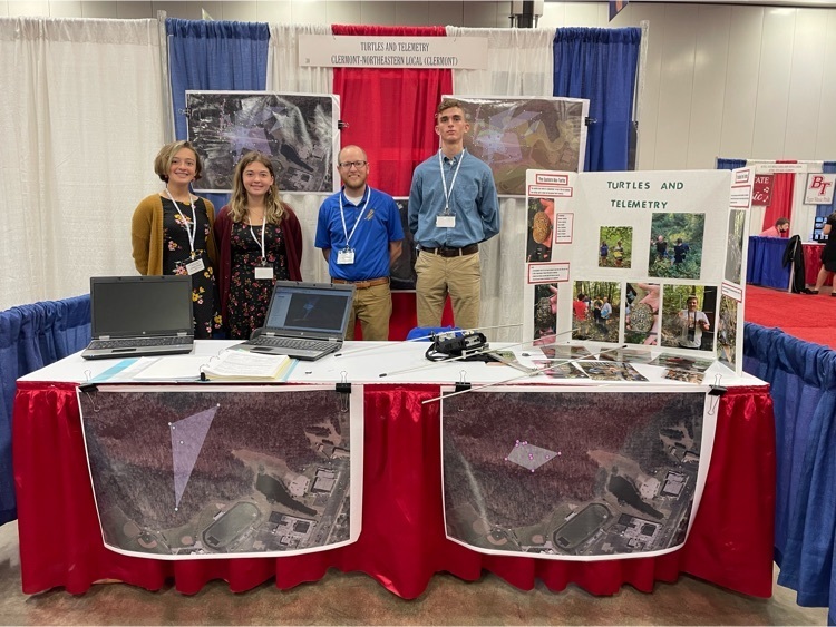 Mr. Wells and 3 students were invited to showcase their work at the Ohio School Board Association Conference. They are sharing their “Turtles and Telemetry Project” and representing CNE wonderfully!