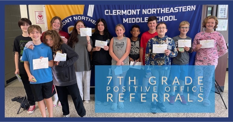 7th Grade Positive Office Referrals