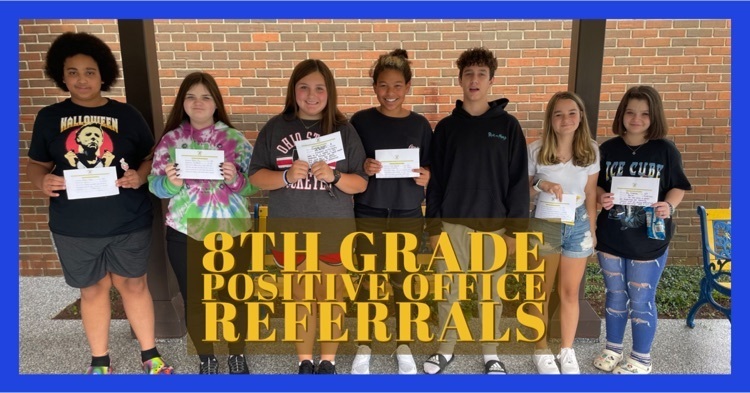 8th Grade Positive Office Referrals
